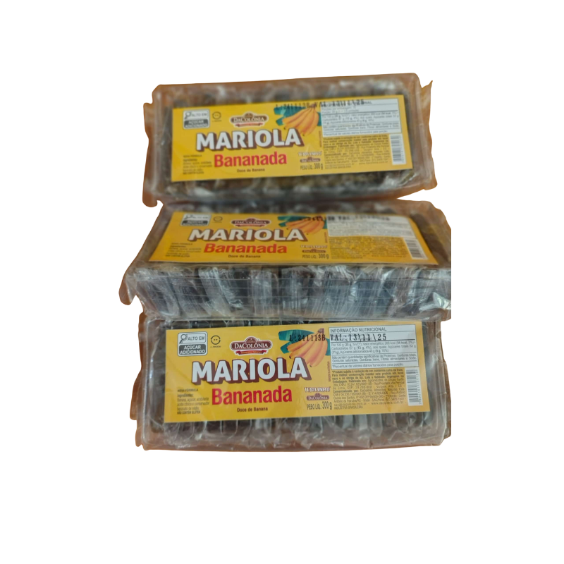 Mariola tipo Bananada Dacolonia 300gr