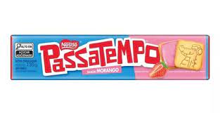 Biscoito Recheado Passatempo Morango 130g