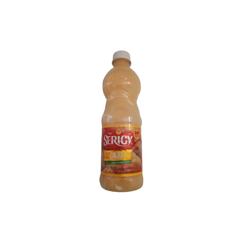 SUCO CONCENTRADO DE CAJU S/ AÇÚCAR SERIGY 500 ml