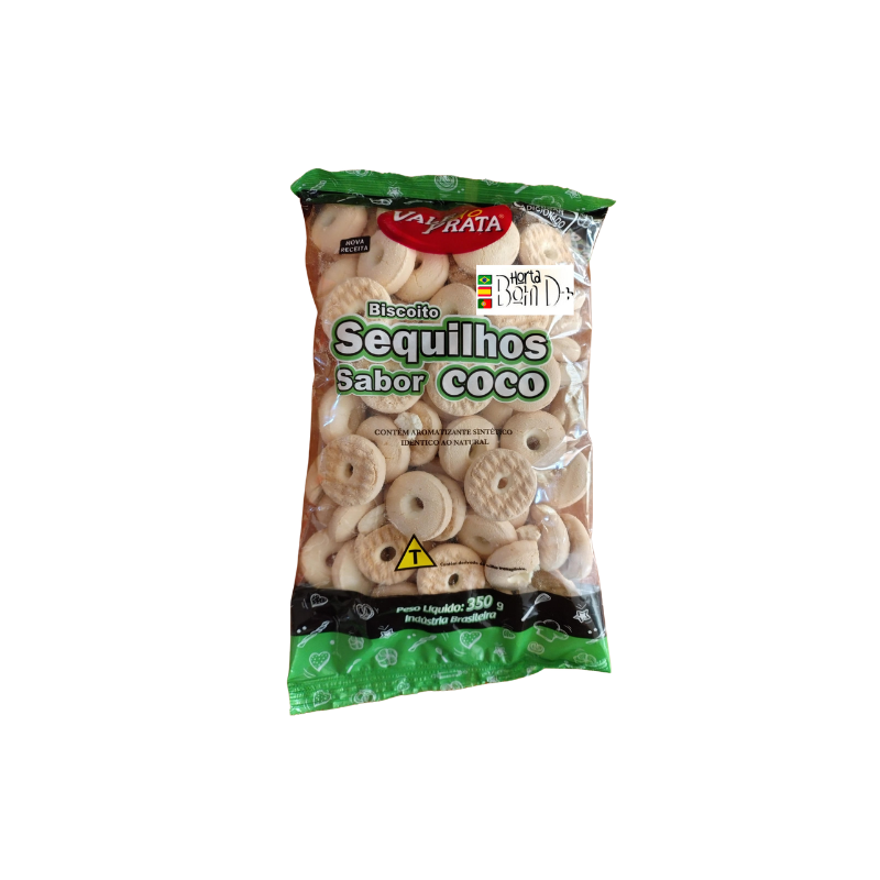 BISCOITO SEQUILHOS COCO  VALE DO PRATA 350gr