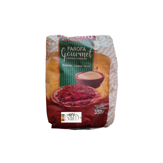 FAROFA PRONTA DE MANDIOCA CARNE SECA GOURMET MABIJU 350gr