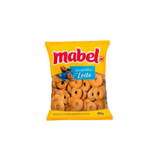 BISCOITO MABEL ROSCA 300GR LEITE