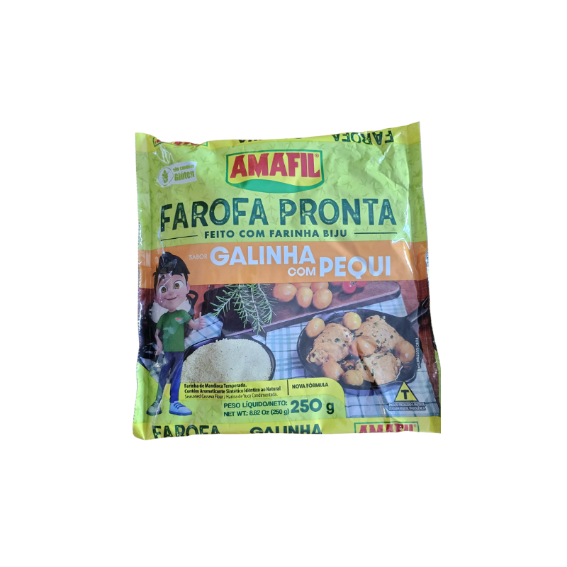 FAROFA GALINHA COM PEQUI 250G ZAELI