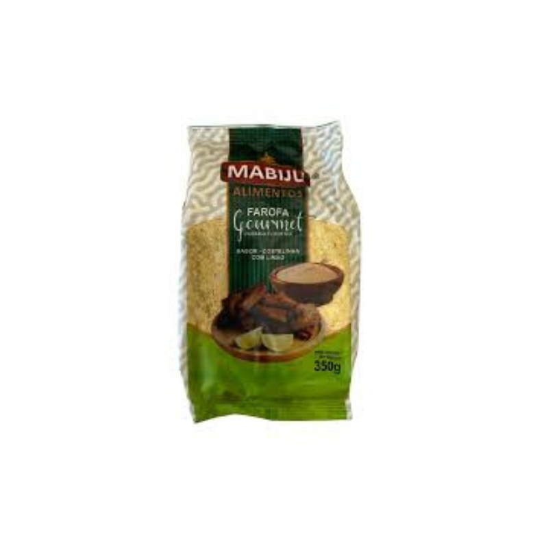 FAROFA PRONTA DE MANDIOCA  COSTELINHA C/ LIMAO  GOURMET MABIJU 350 g