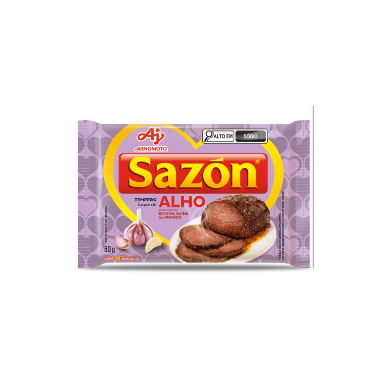 Tempero Toque de Alho Sazón 60g